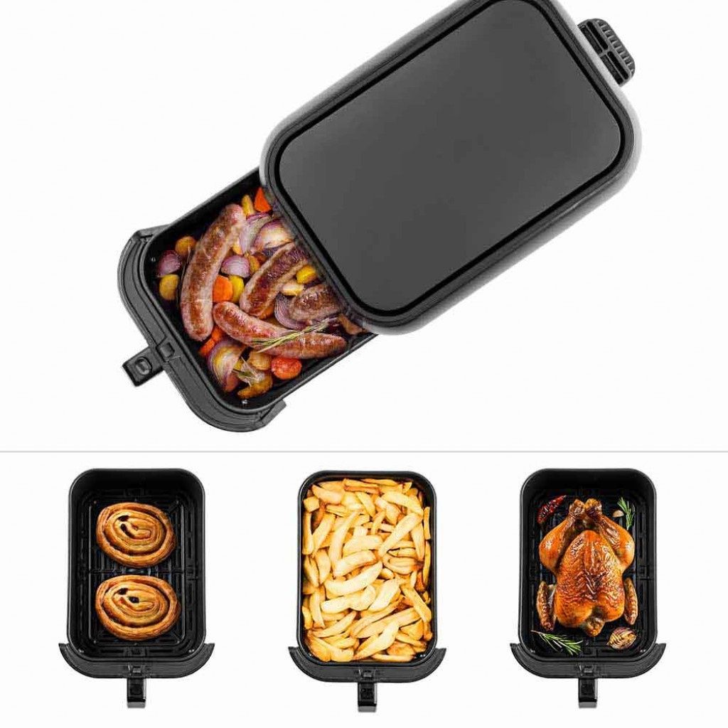 Еър Фрайър Фритюрник с горещ въздух Muhler MFX-815, 1700W, 8L