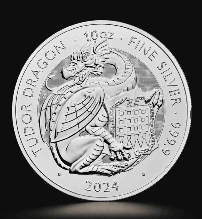 Moneda Lingou argint 10/oz Odin/Thor pur 999% 310gr