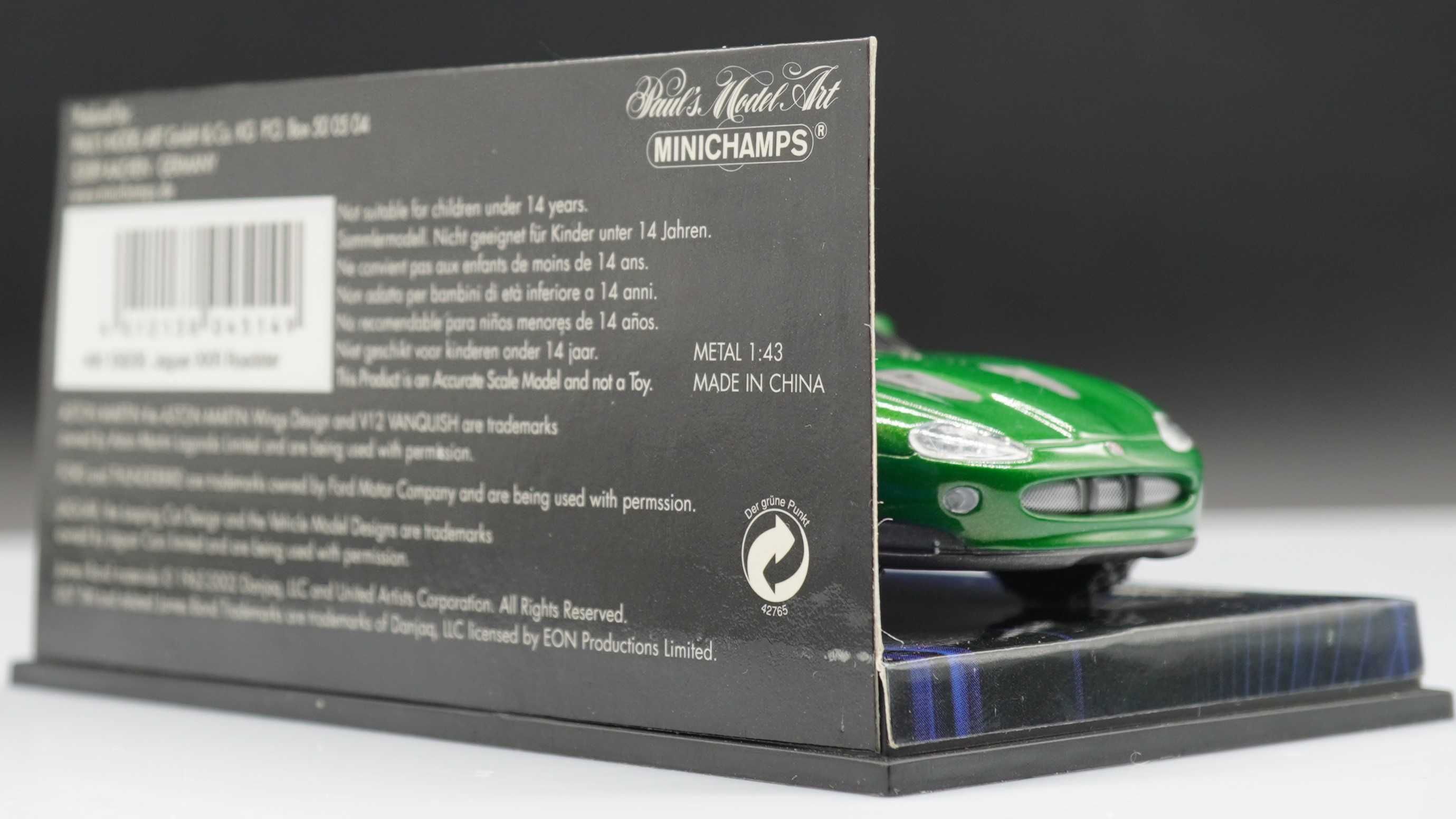 1998 Jaguar XKR Convertible 'Die Another Day' - Minichamps 1/43