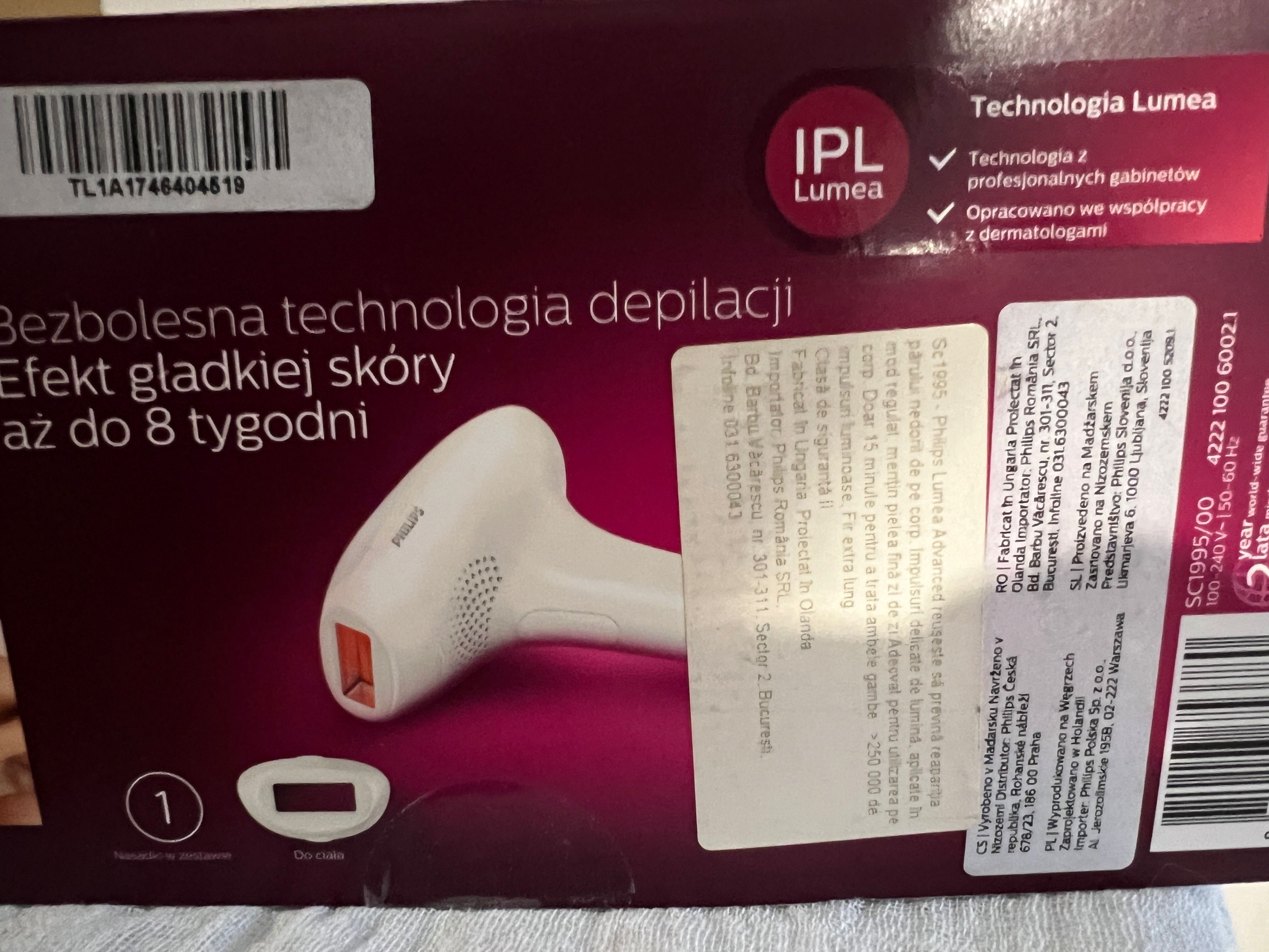 Epilator IPL phillips lumea Advanced