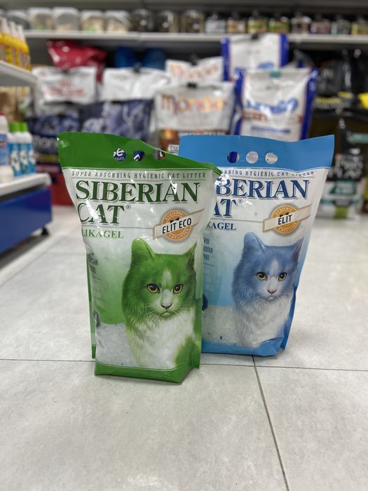 Силикагелевый наполнитель Сибирская Кошка 4 литра