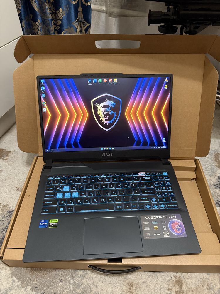 Срочно !! Msi Cyborg  i7 RTX 4050 Oyin IT grafika Oyin dasturlash