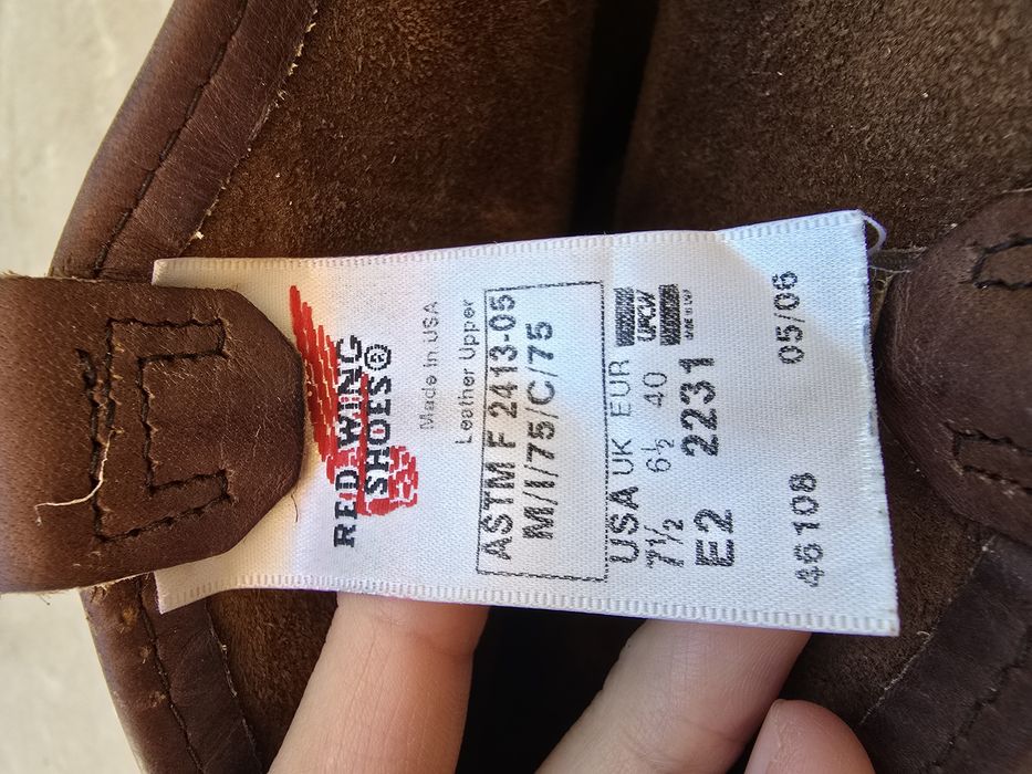 Red wing сапоги ..