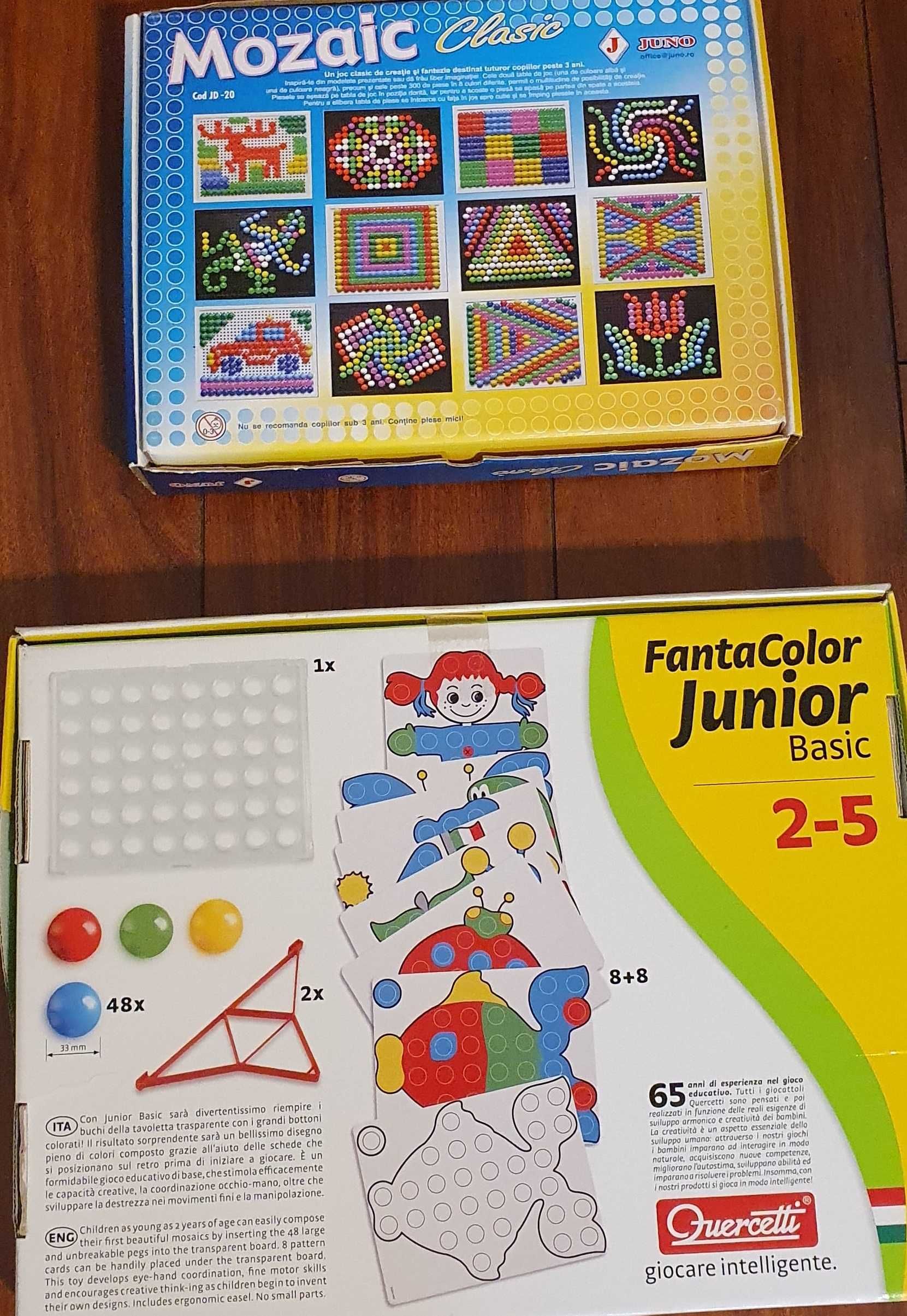 Jocuri copii (2-5 ani) : FANTA COLOR JUNIOR & MOZAIC CLASIC