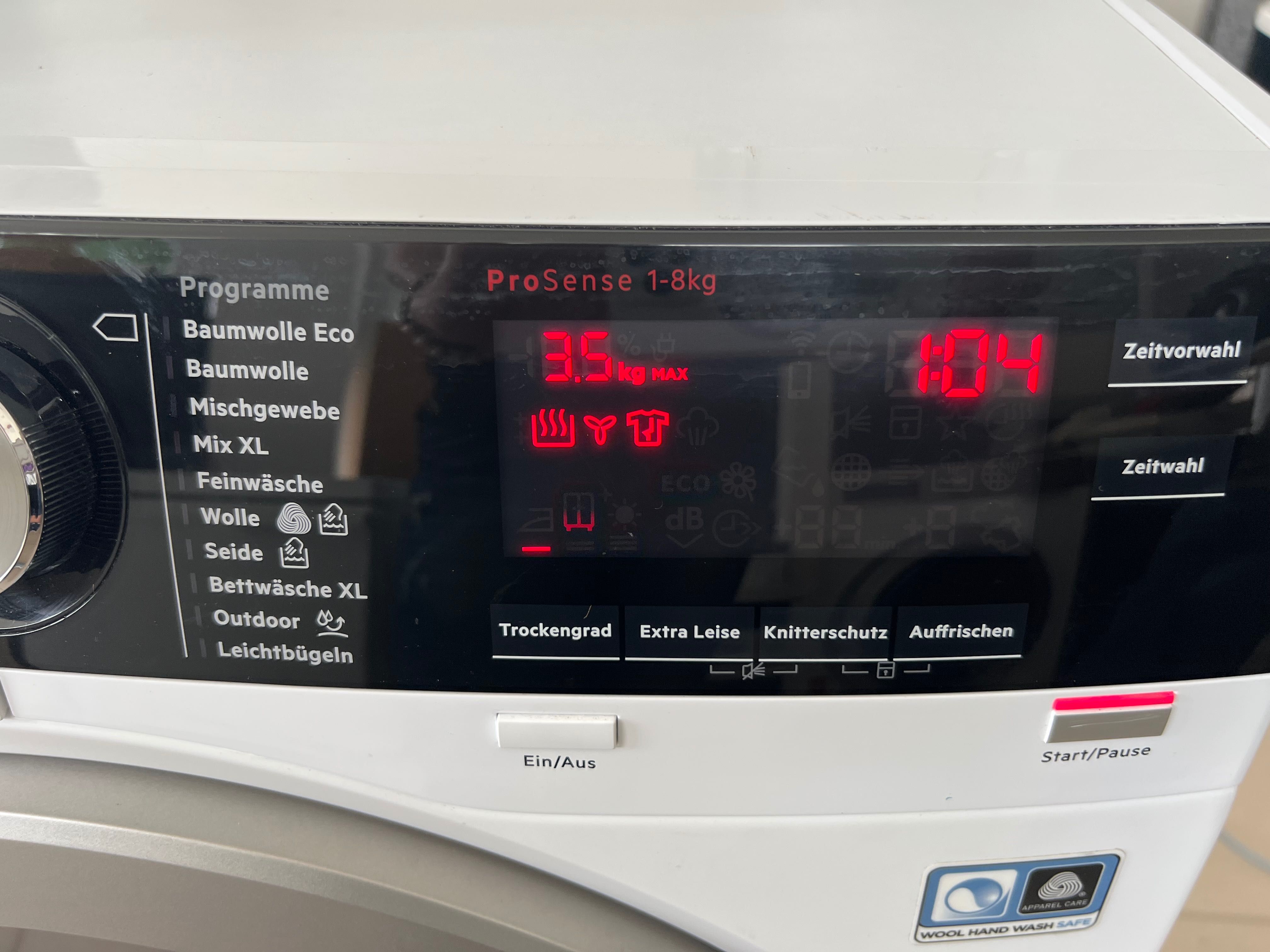 Сушилня AEG Lavaterm -8 кг,серия 9000,термопомпа