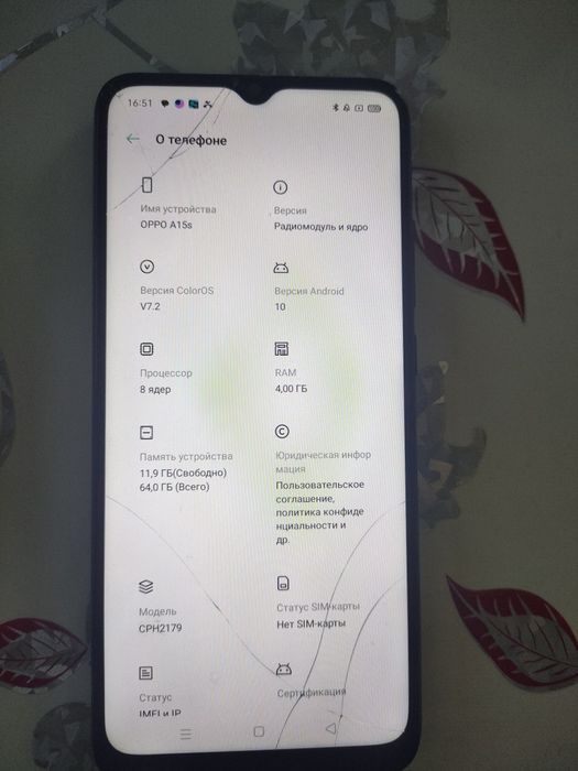 Телефон Oppo A15s