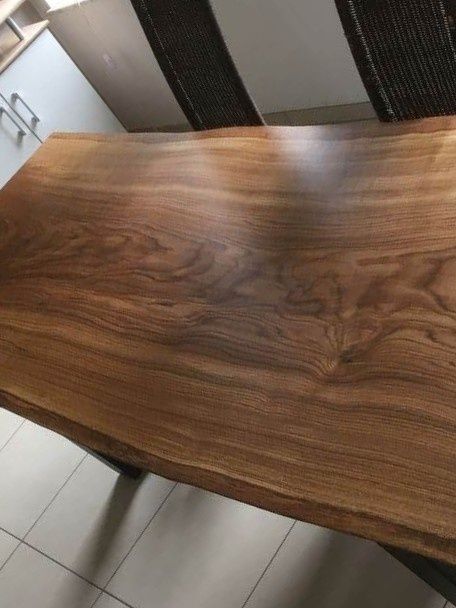 Masă din lemn masiv 200x80x75 cm