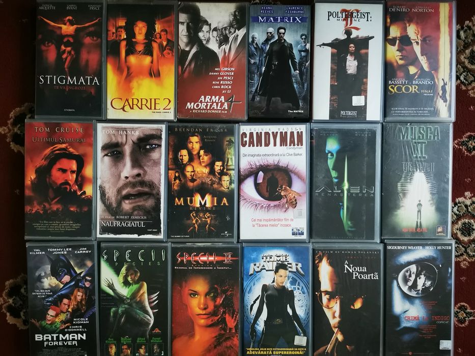 Filme VHS Crime la indigo A 9 a poarta Musca 2 Scor final