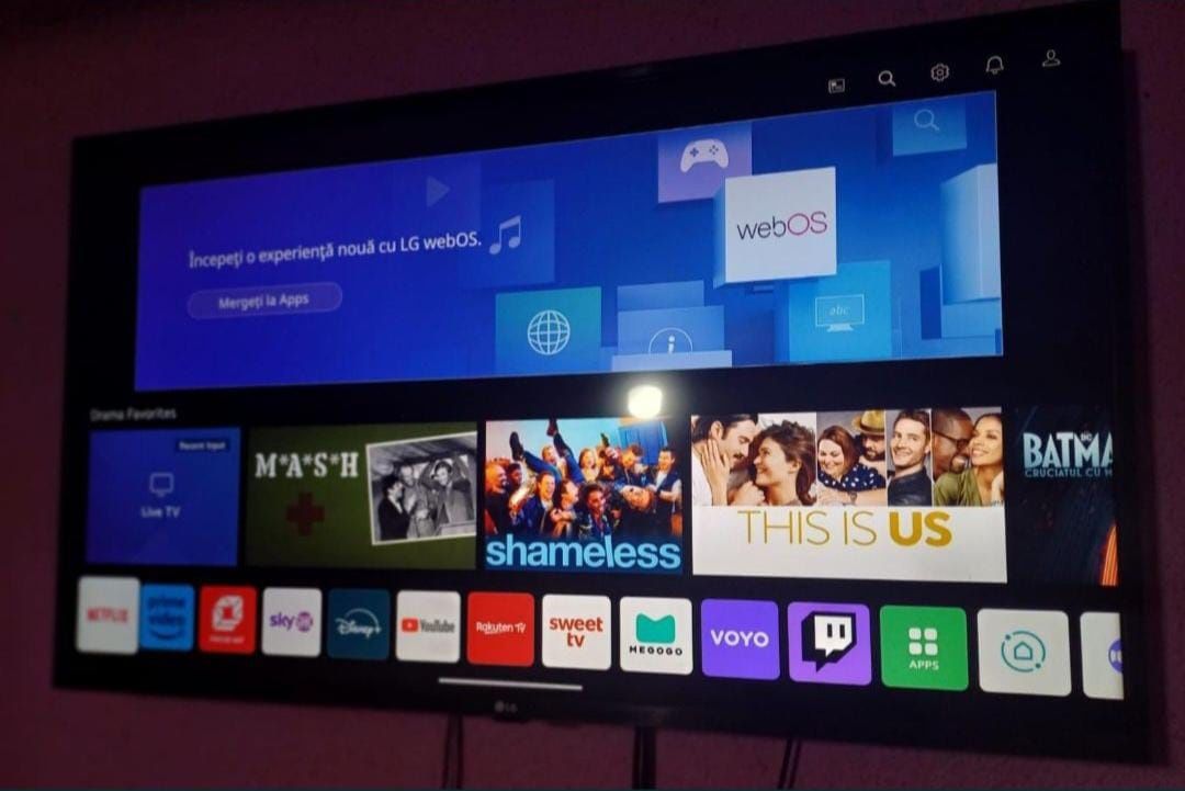 TV LG smart folosit o singura data