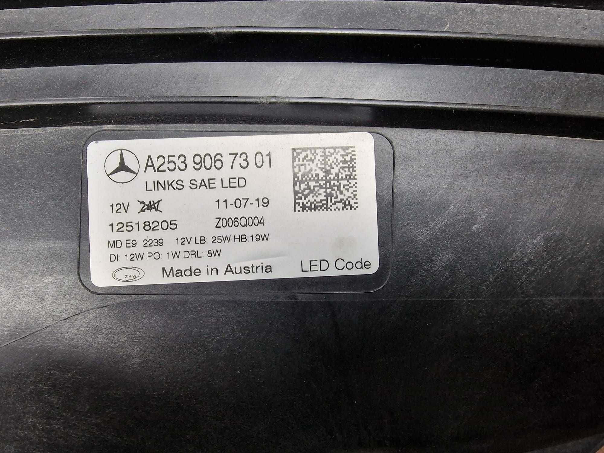 фар за Mercedes GLC X253