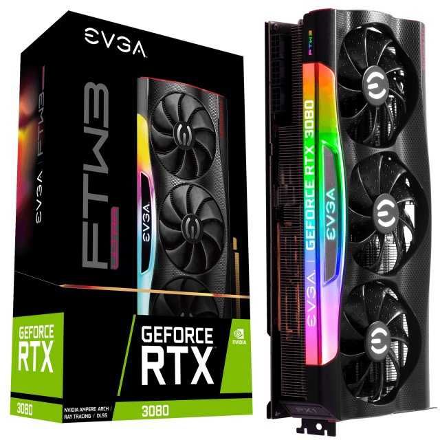 EVGA GeForce RTX 3080 FTW3 ULTRA GAMING 10GB GDDR6X  Видео карта