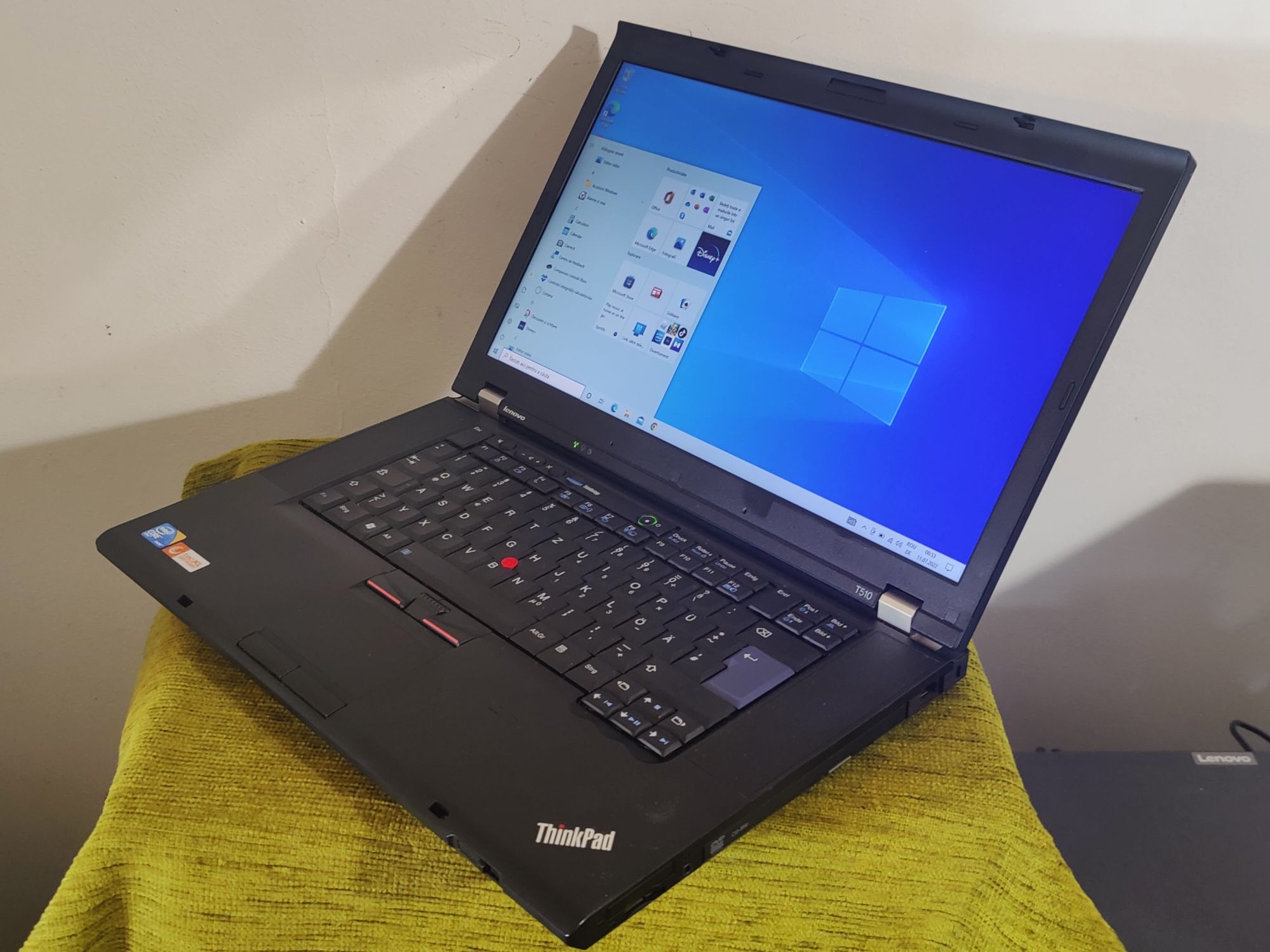 Laptop Lenovo Thinkpad T510, procesor Intel i5-M540, HDD 500gb,ram 4gb