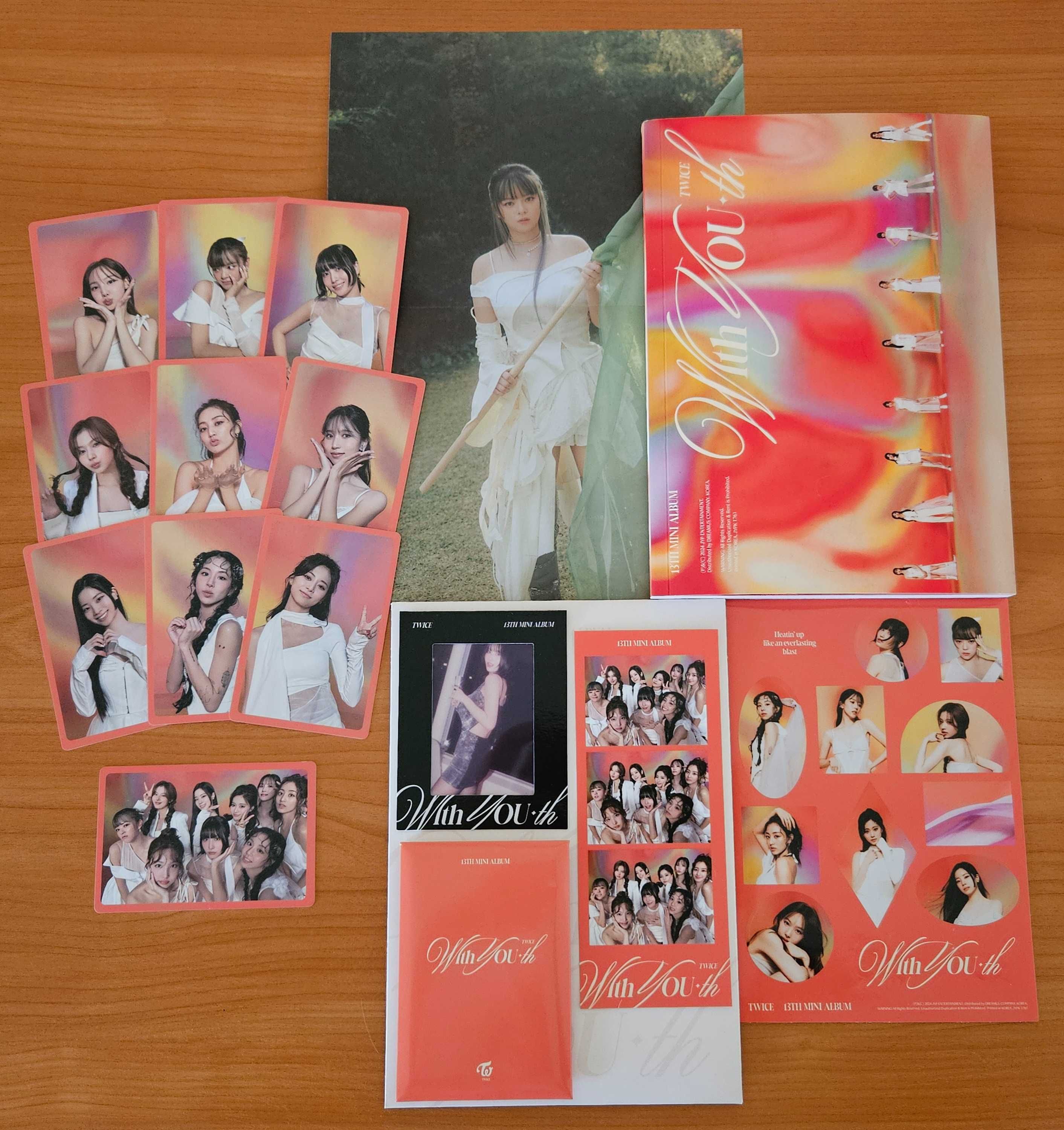 Kpop Albums: Twice With Youth, Nayeon Official Film Photocard