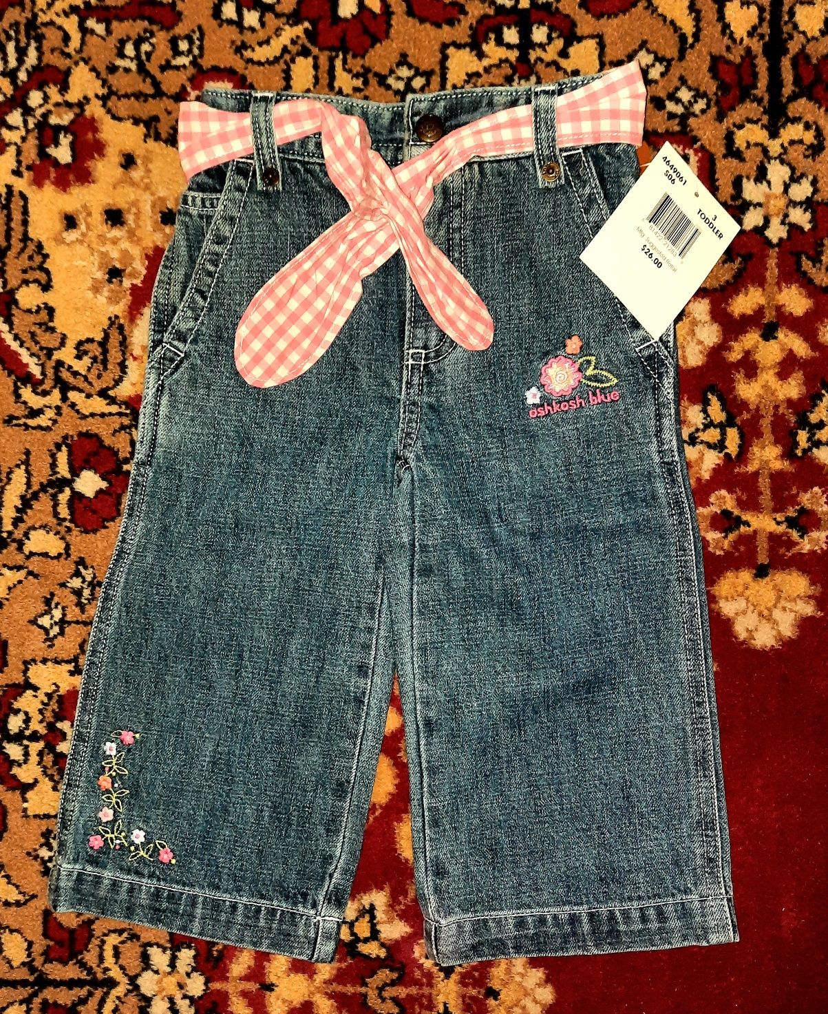 Джинси брюки для девочки 3 лет из США