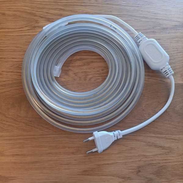 НОВА! COB LED лента 220V, 4м, 360 LED/m, топла светлина, IP65