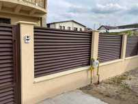 Garduri din panouri stil jaluzea de diferite modele si dimensiuni