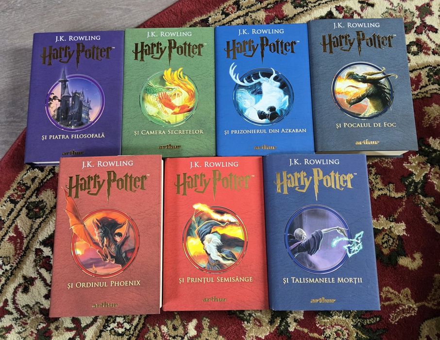 Harry Potter - vol 1-7  Seria completa, noi, impecabile, necitite