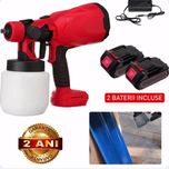 Pistol Profesional De Vopsit Si Zugravit, Electric,  cu 2 Acumulatori