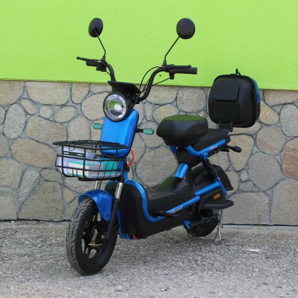 Електрически скутер с педали  Super Crown 750W/48V/15Ah - Blue