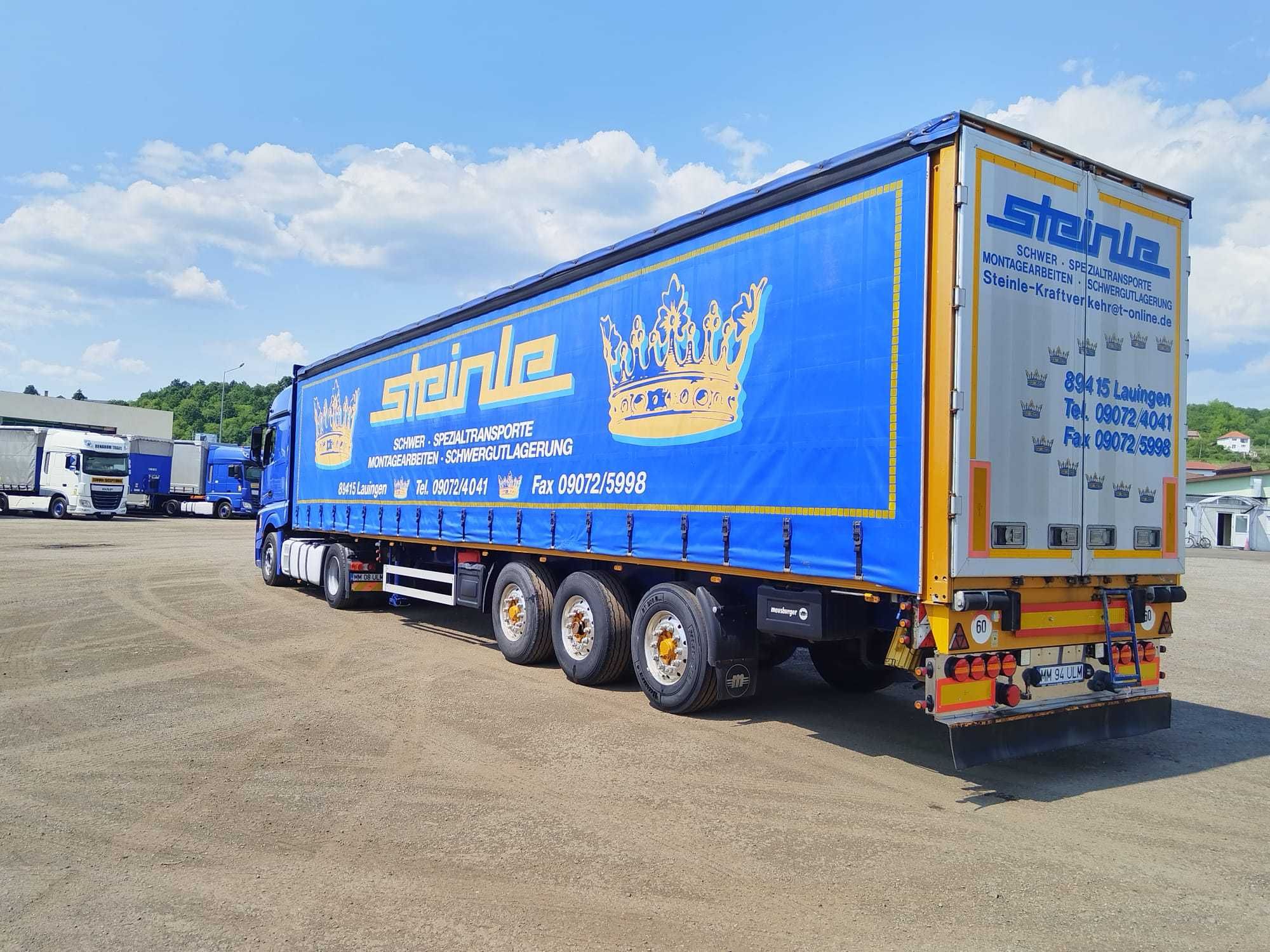 Semiremorca  standard Meusburger Extensibila pe latime