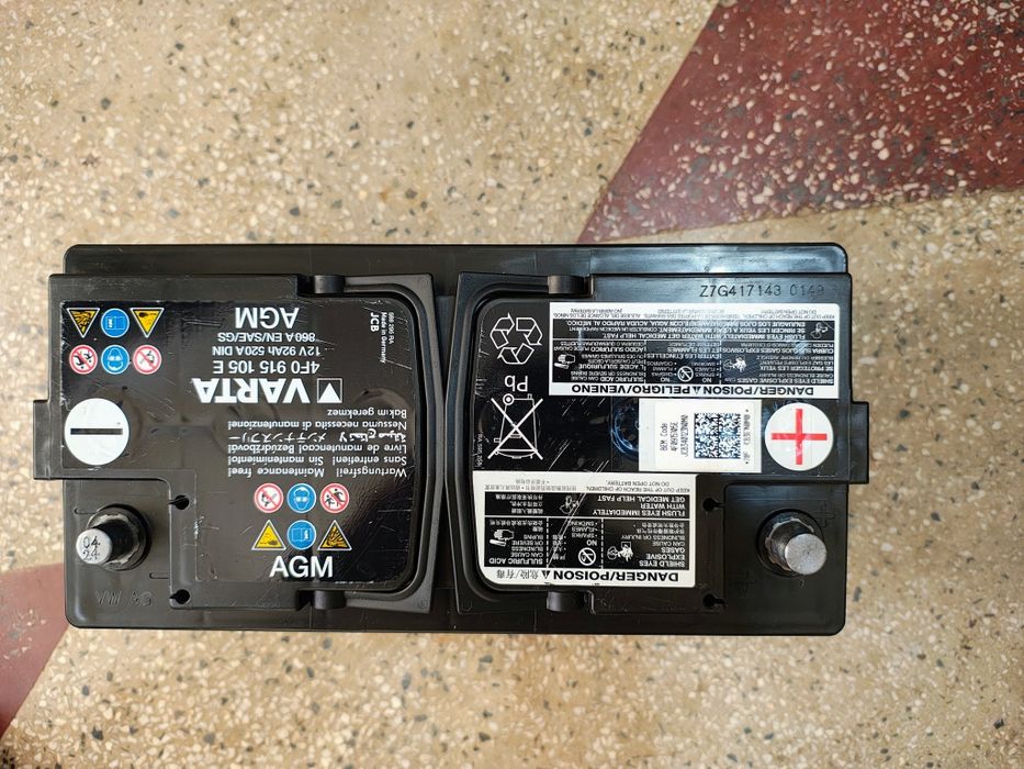 Baterie Varta originala volkswagen 92Ah AGM start stop Germania.