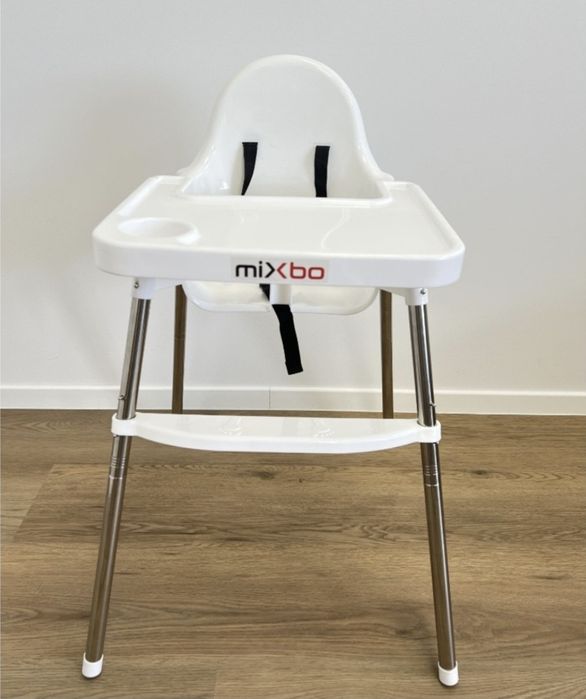 Scaun De Masa Mixbo, Pentru Bebelusi Si Copii, Cu Tava Si Centura