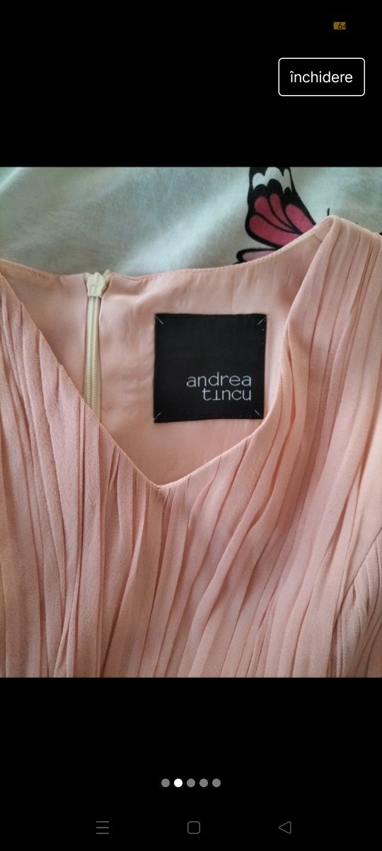 Rochie de mătase designer Andrea Tincu