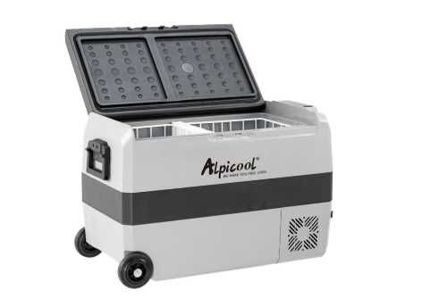 Хладилна чанта Alpicool 50L с 2 зони 45W - 12/24/100-240V