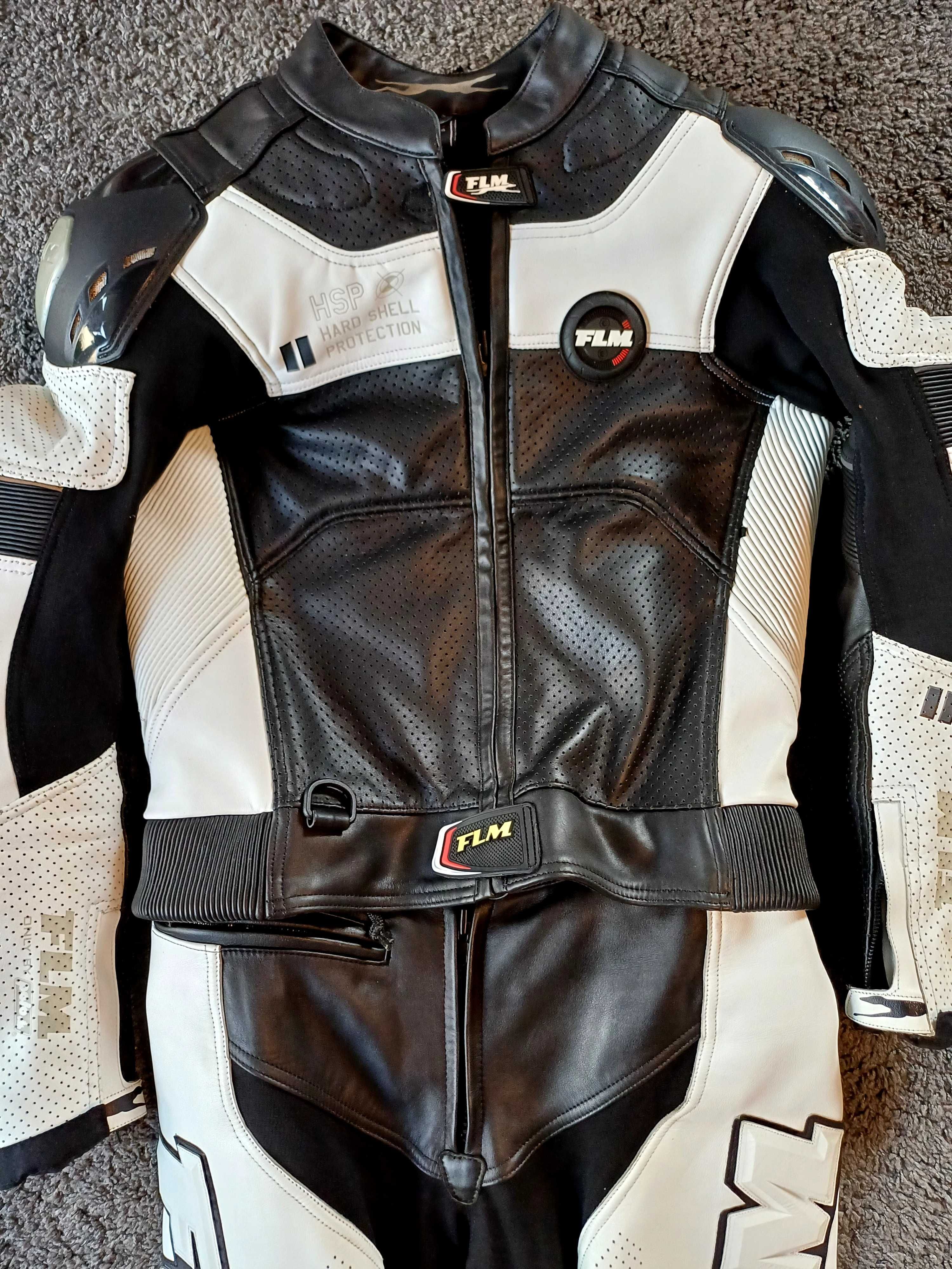 FLM 52 L /50 M Combinezon Costum moto piele din două piese