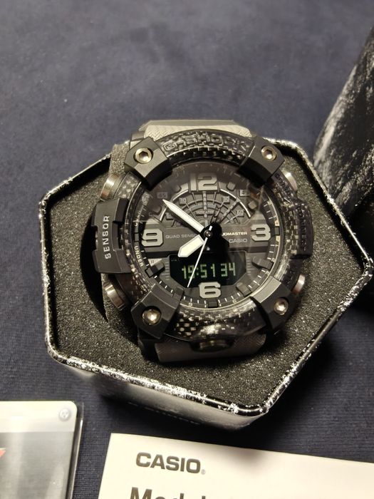 Часовник Casio G-Shock Mudmaster GG-B100-1B с каишка на GG-B100-8A