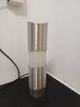 Accesoriu decorațiune masa birou lumina inox acryl Italia 1970