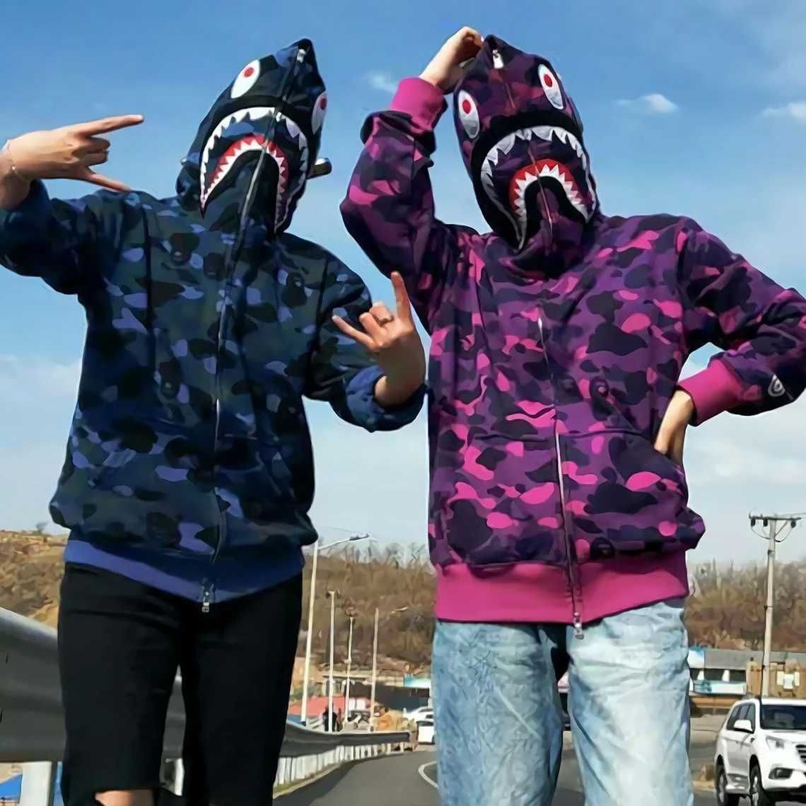 Унисекс суичъри BAPE A Bathing Ape камуфлаж camo M L XL няколко модела