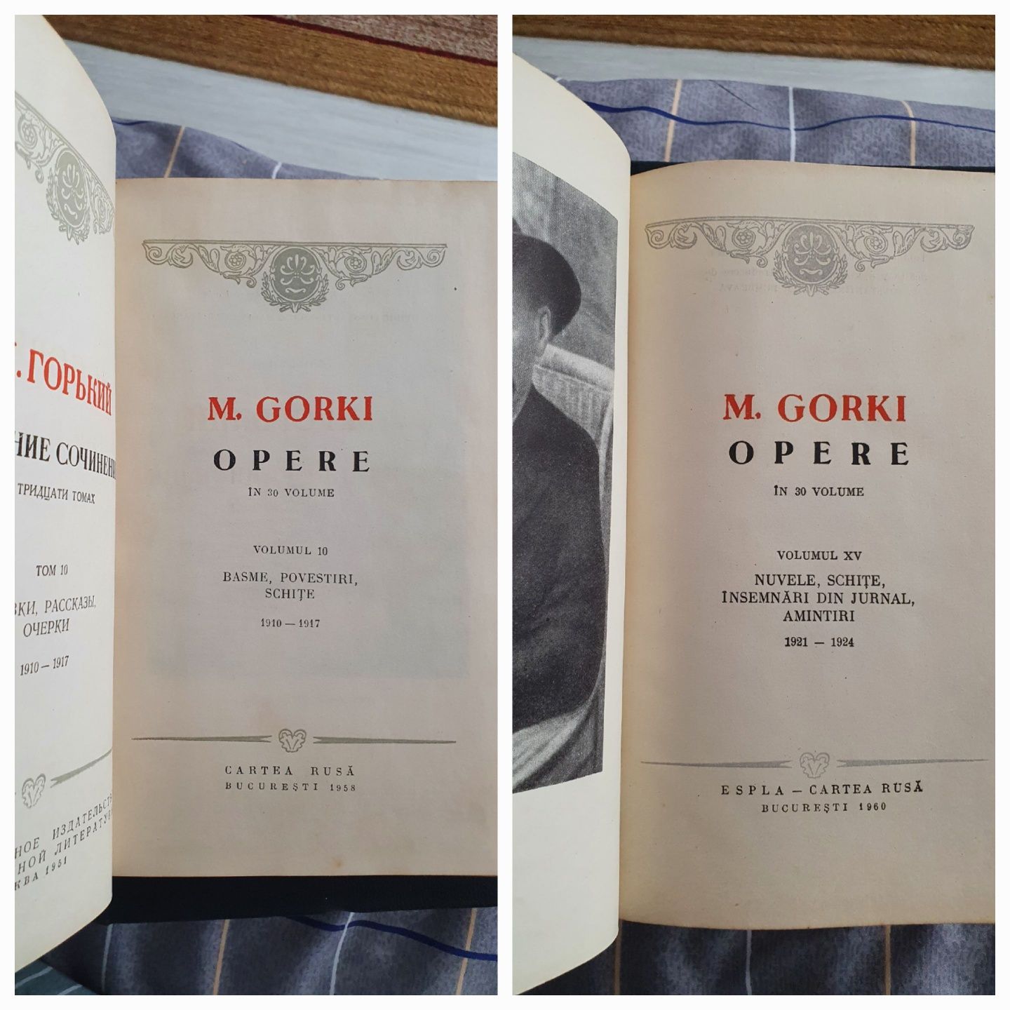 Carti vechi M Gorki opere 1957