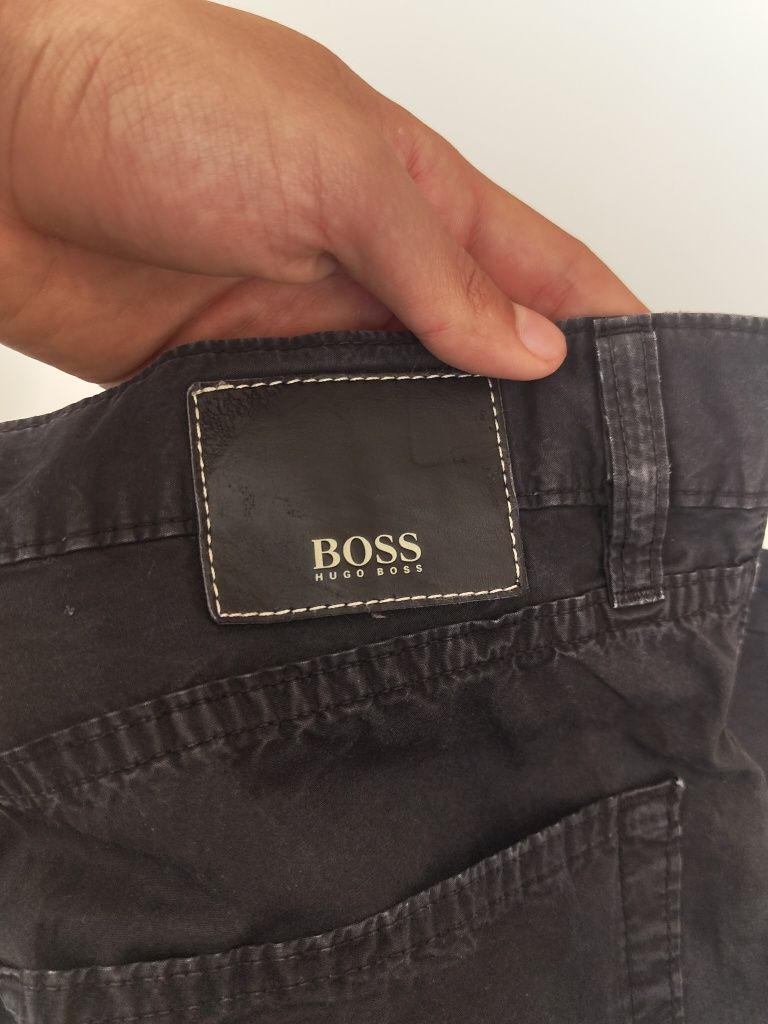 Blugi Jeans eleganți negri de bărbați Hugo boss mărimea L w32 l30