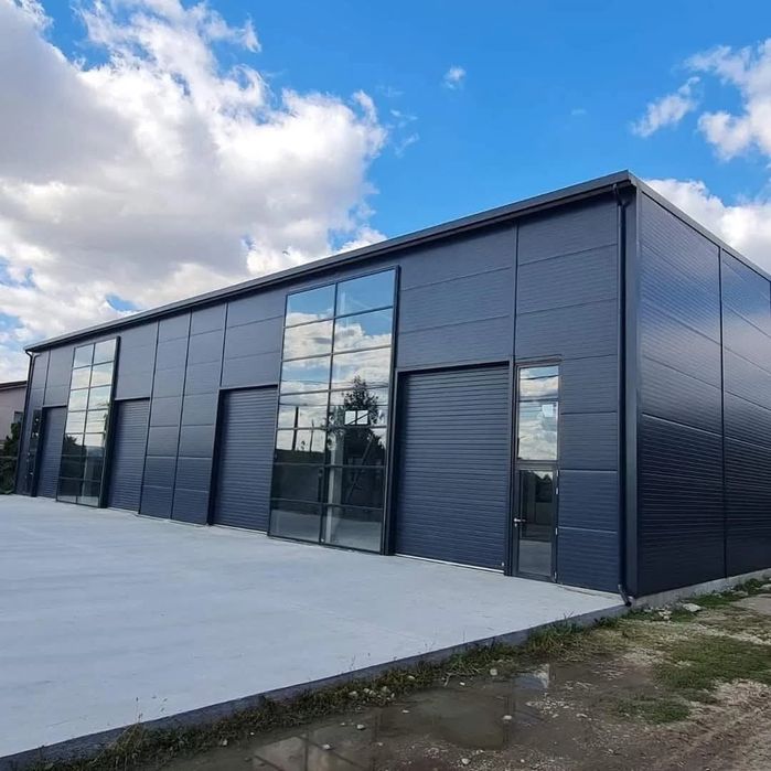 Vând hala metalica 12x25x4,1.