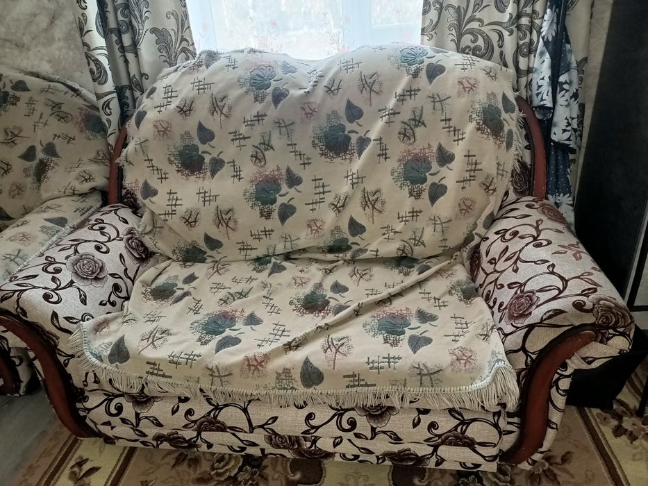 Двухместный раскладной диван