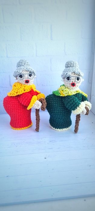 Бабуля-игольница,кукла ручной работы