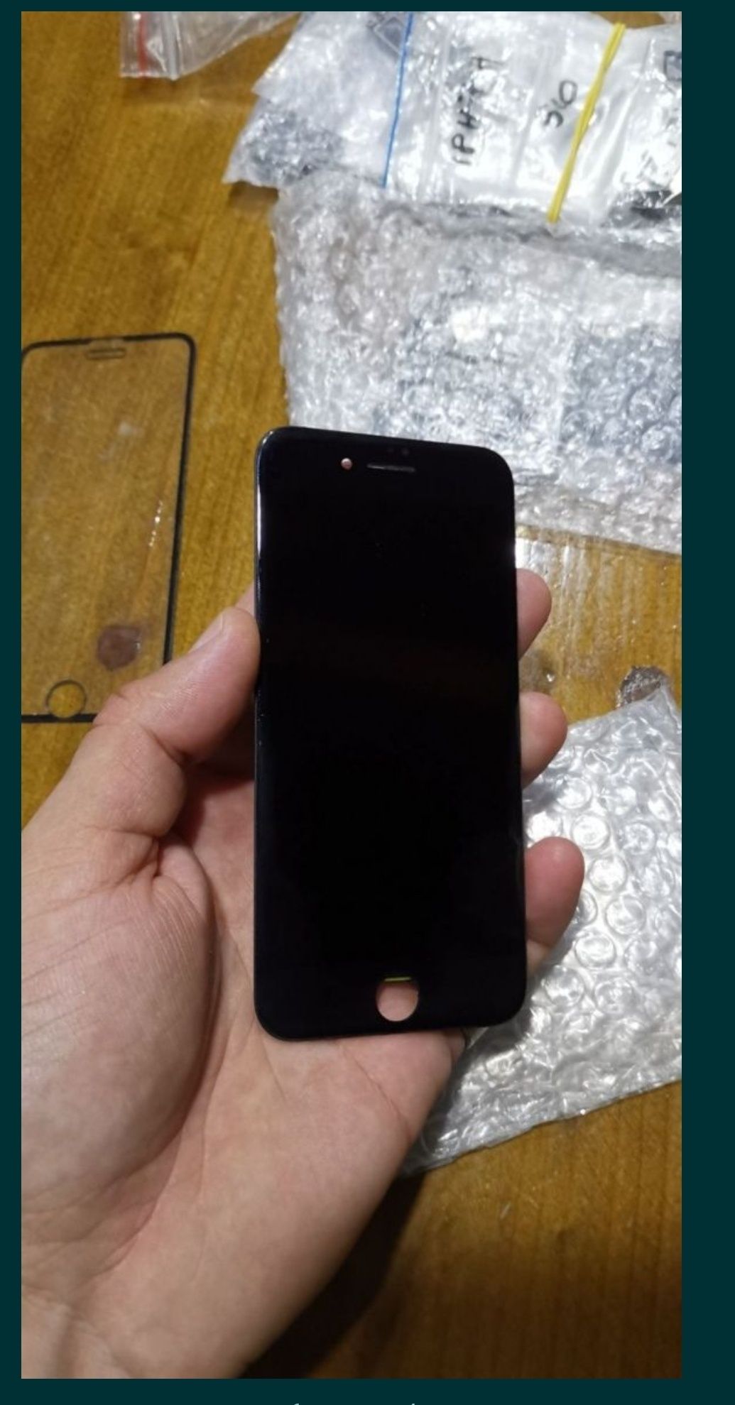 Display original iPhone 8 negru baterie 92% originala