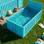 Piscina din container maritim
