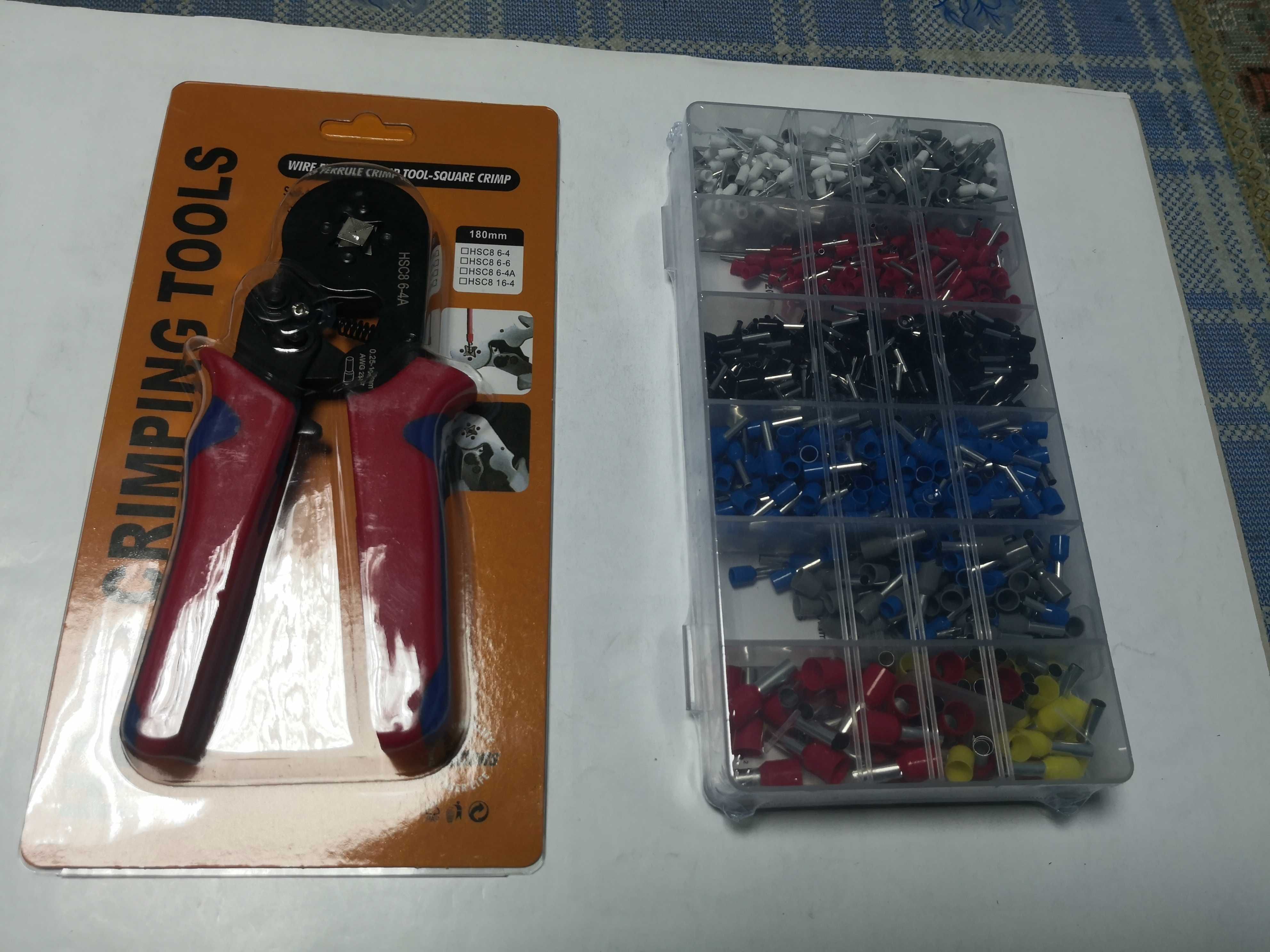 Cleste sertizat + 1200 conectori izolati