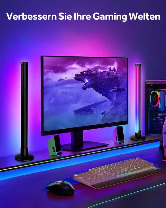 Set 2 Lampi LED SMAER RGB,control APP + music Sync, REDUS de la 300RON