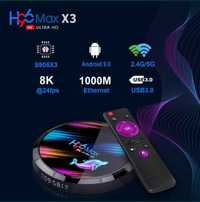 SmartBox H96MAX X3 4/32GB.Youtube+Кanallar Бепул+Кинолар чексиз.bux