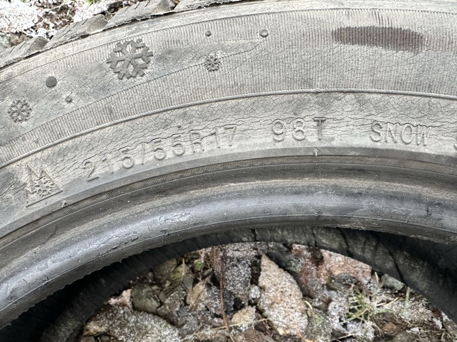 Шины 17 радиус б/у