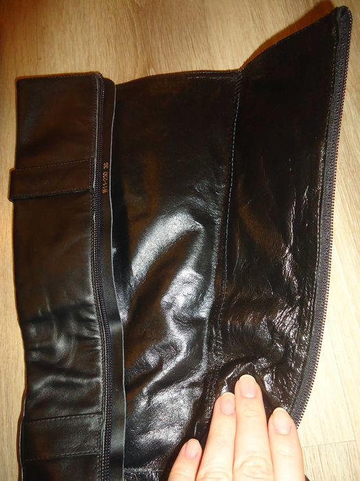 ЕСТЕСТВЕНА КОЖА--Страхотни ботуши--36 номер-Нови!!!