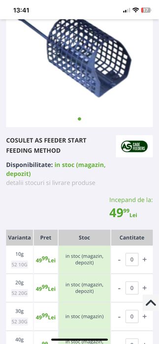 Vand cosulet nadire