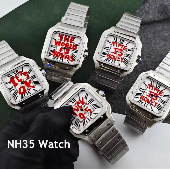 Seiko Mod автоматични часовници Time is Money F*ck 9-5