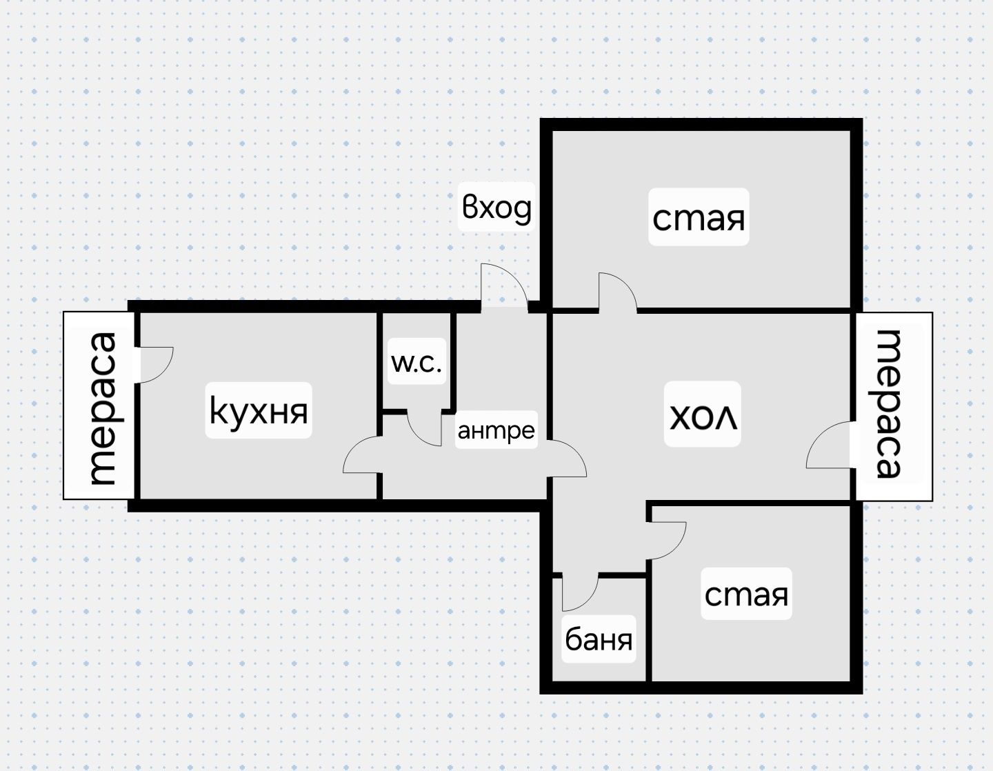 ПРОДАВА 3-стаен апартамент в Стрелбище