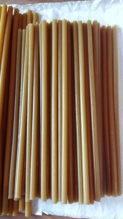 Свечи восковые разных размеров