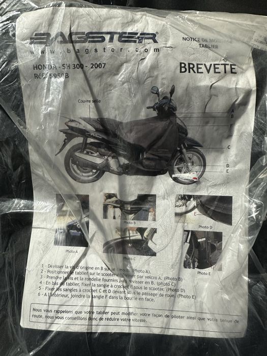 Honda sh 300 Protectie picioare Bagster