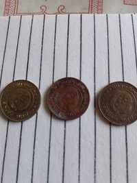 Монети от  1 ст.от 1974г. 3бр и 1бр от 1990